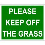 Stay off the grass